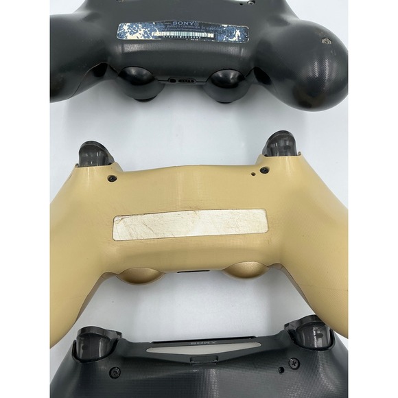Sony PlayStation 4 DualShock 4 Wireless Controller Lot Black Gold Untested AS-IS - Picture 4 of 11